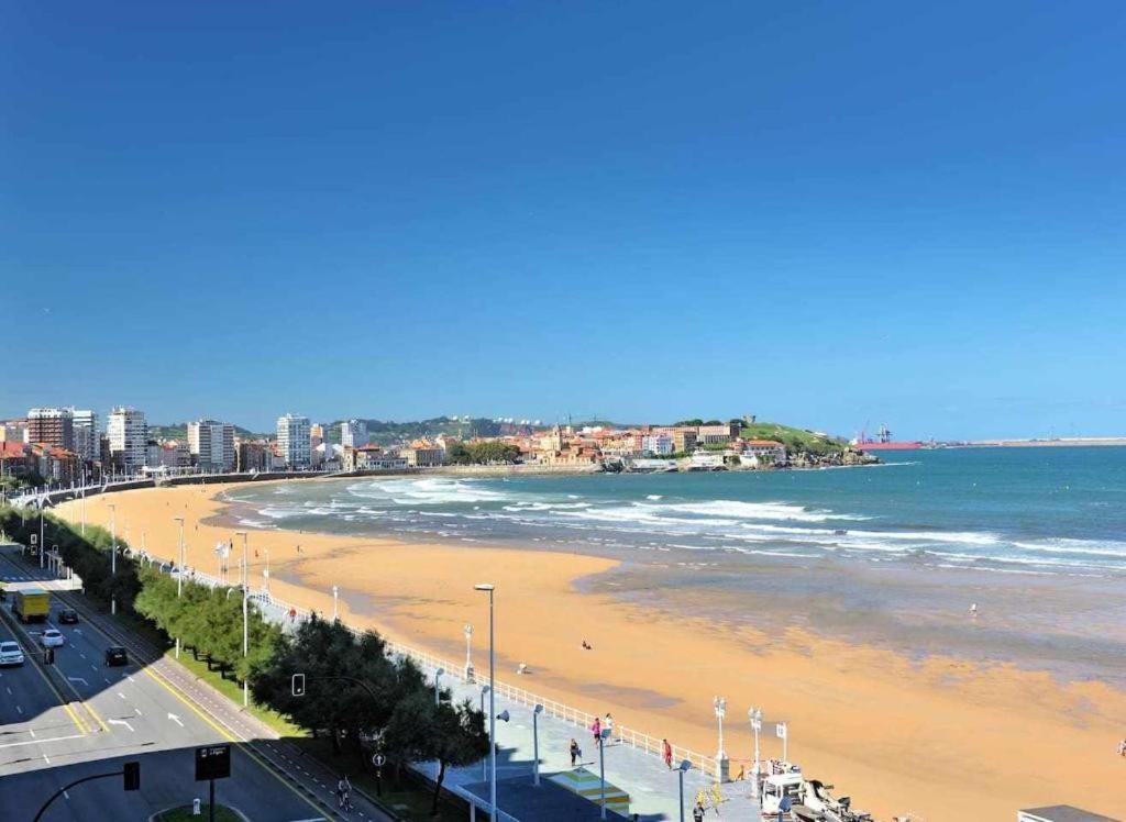 Ferienwohnung Cruz Victoria Gijón Exterior foto